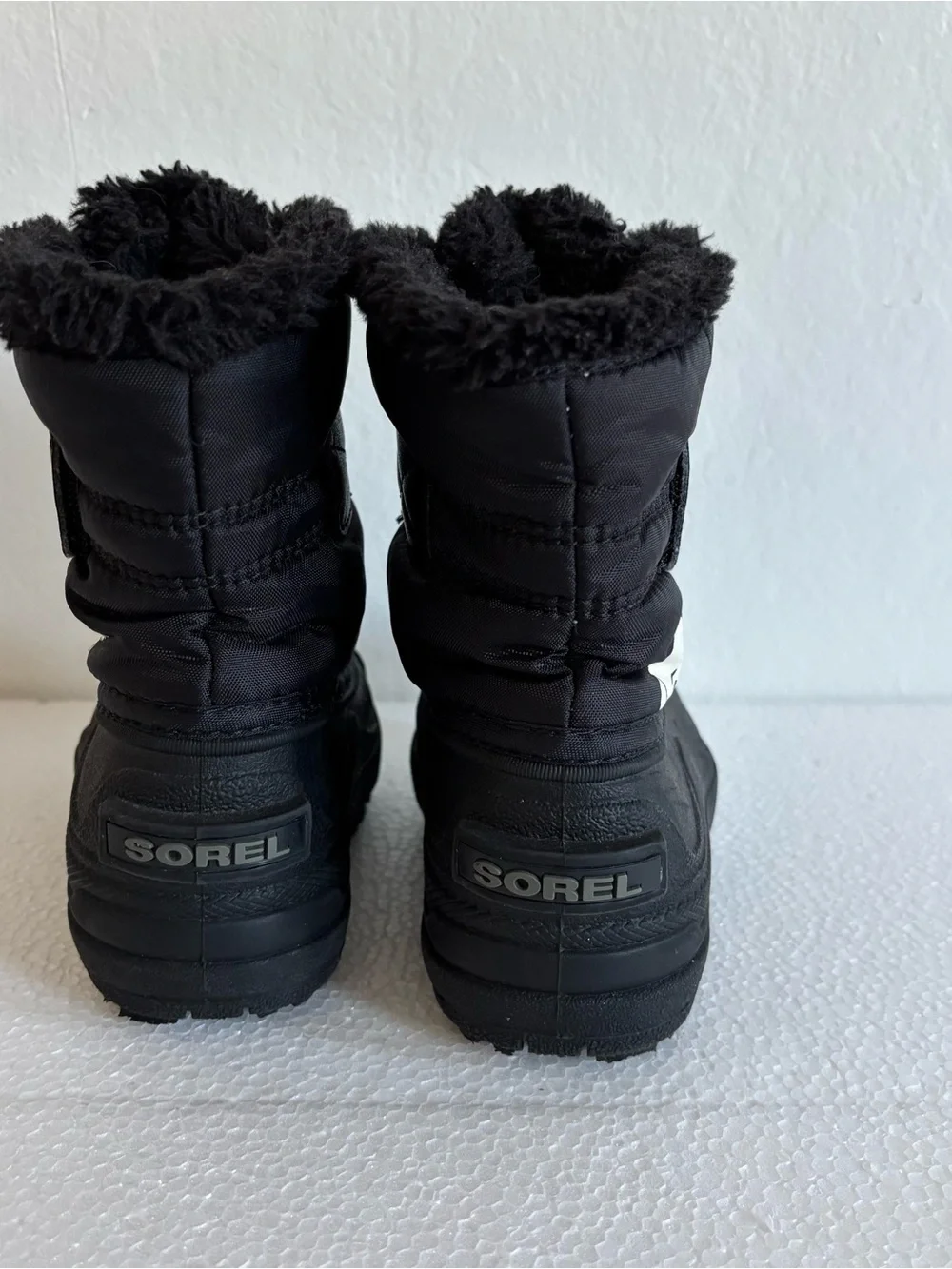 Sorel Black Toddler Polar Bear Snow Boots Size 7